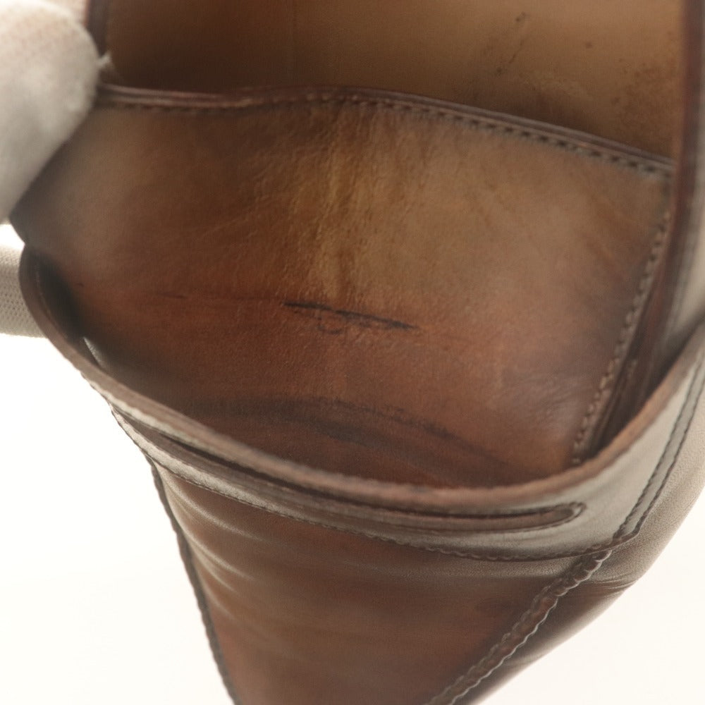■ Berluti Leather Shoes Andy Demesure Loafers Timeless Masterpiece Men's 6 (equivalent to 24.5-25cm) Light Brown