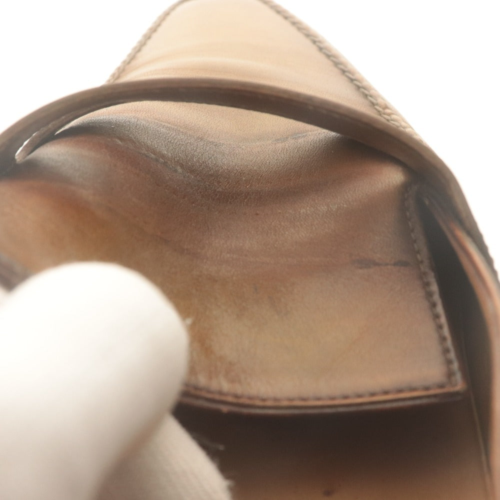 ■ Berluti Leather Shoes Andy Demesure Loafers Timeless Masterpiece Men's 6 (equivalent to 24.5-25cm) Light Brown