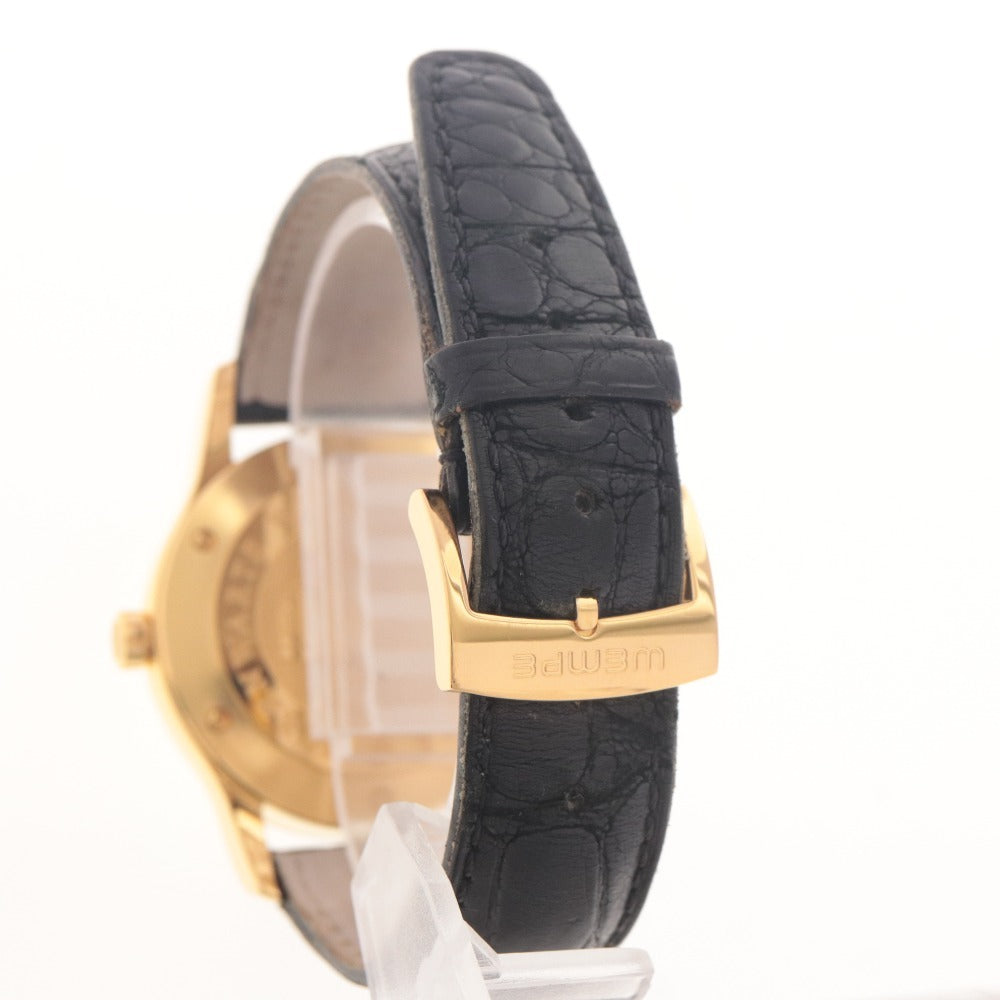 ■ Wempe Wristwatch Zeitmeister 380253 Glashütte Automatic Germany Gold Plated Men's Gold Working (Repaired)