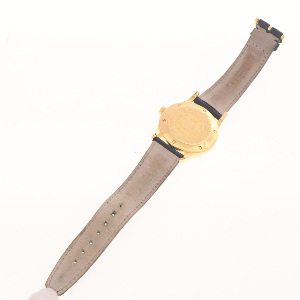 ■ Wempe Wristwatch Zeitmeister 380253 Glashütte Automatic Germany Gold Plated Men's Gold Working (Repaired)