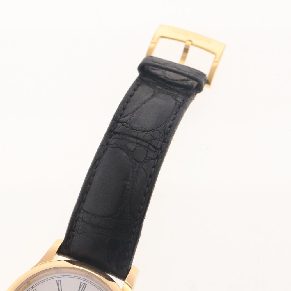 ■ Wempe Wristwatch Zeitmeister 380253 Glashütte Automatic Germany Gold Plated Men's Gold Working (Repaired)