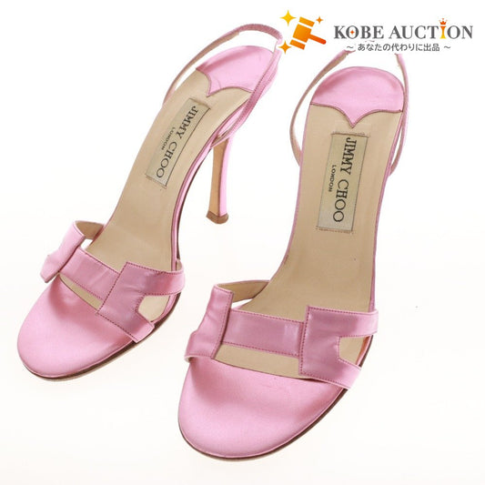 ■ Jimmy Choo sandals, high heels, women's, size 37 (equivalent to 24cm), pink