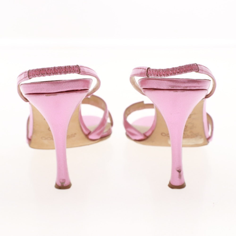 ■ Jimmy Choo sandals, high heels, women's, size 37 (equivalent to 24cm), pink