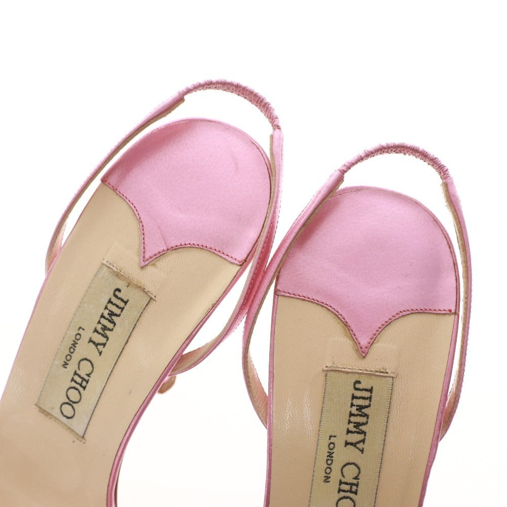■ Jimmy Choo sandals, high heels, women's, size 37 (equivalent to 24cm), pink