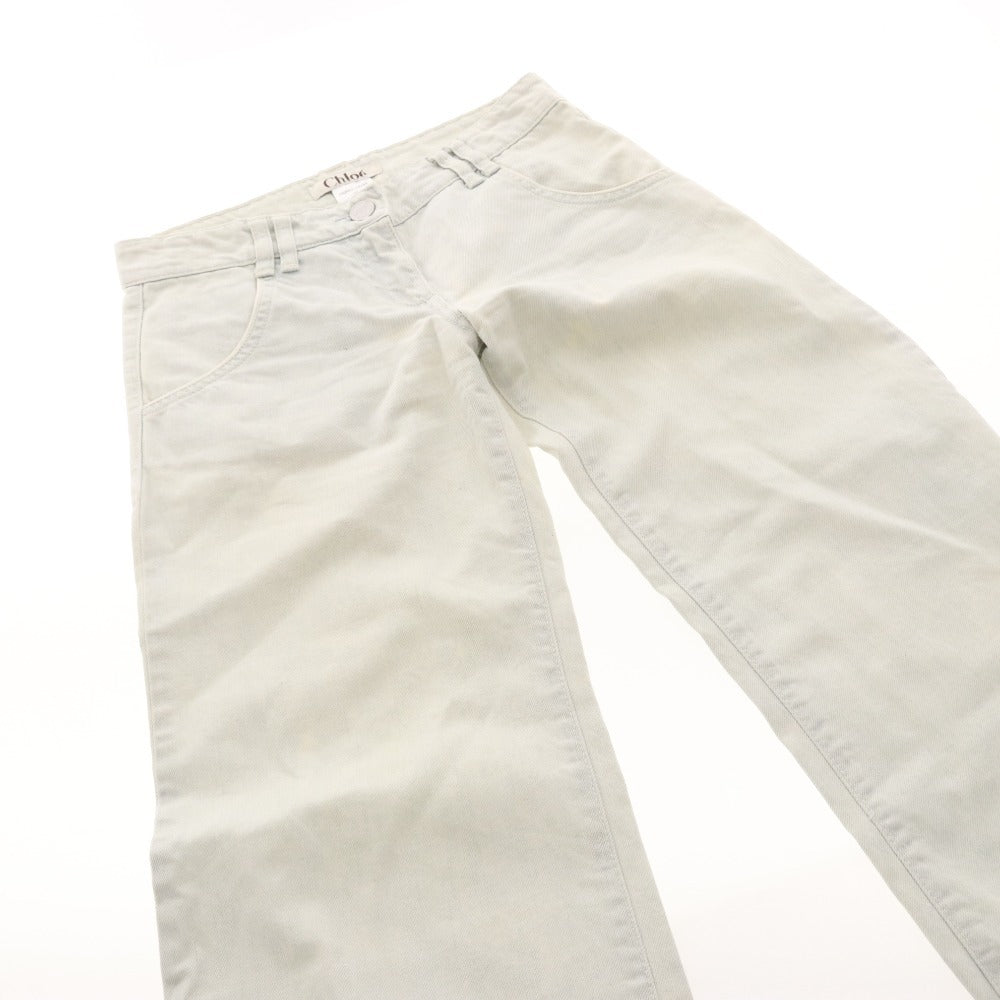 ■ Chloe denim pants, jeans, bottoms, women's, size 36 (equivalent to S), light blue