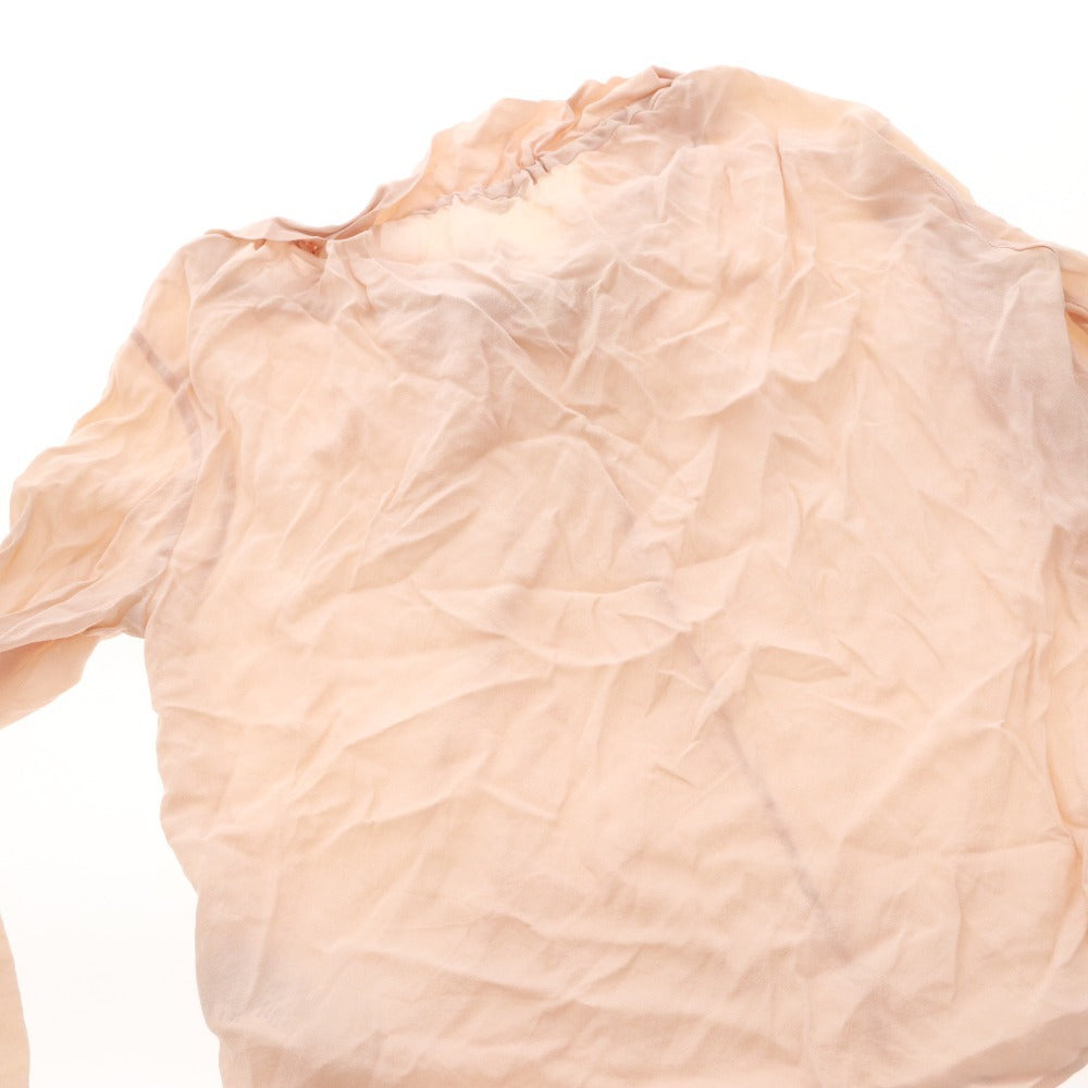 ■ Stella McCartney blouse, long sleeves, ruffle top, women's, size 34 (equivalent to M), pink