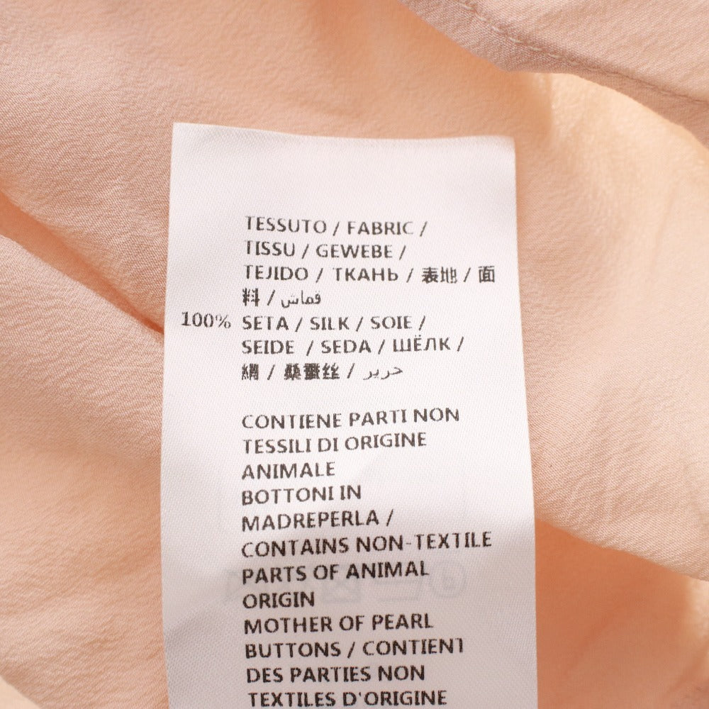 ■ Stella McCartney blouse, long sleeves, ruffle top, women's, size 34 (equivalent to M), pink