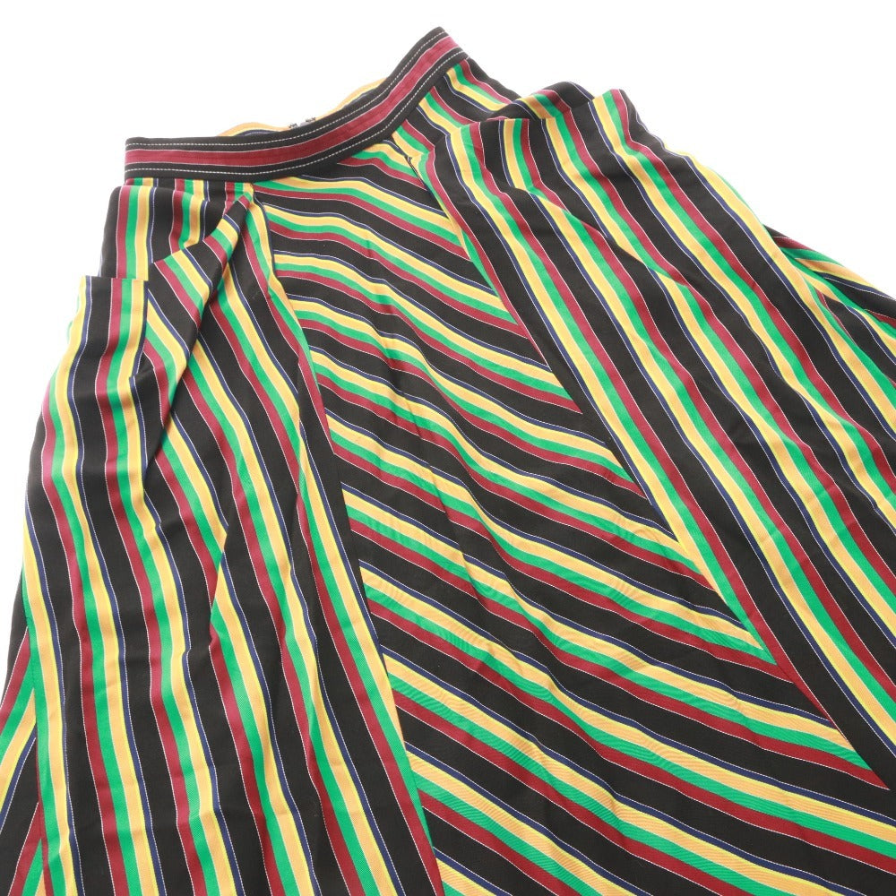 ■ 3.1 Phillip Lim Skirt Bottoms Long Multi-Stripe Women's 00 (equivalent to XXS) Black Green Yellow Red