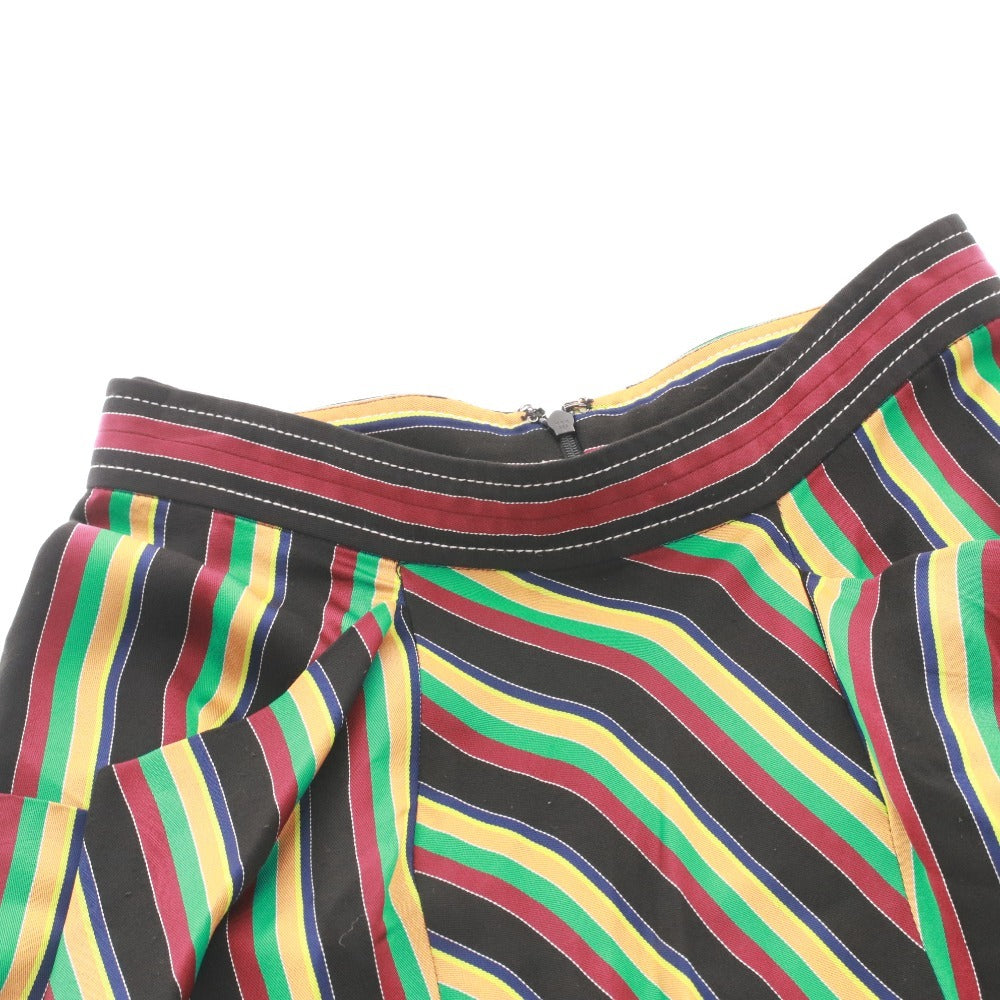 ■ 3.1 Phillip Lim Skirt Bottoms Long Multi-Stripe Women's 00 (equivalent to XXS) Black Green Yellow Red