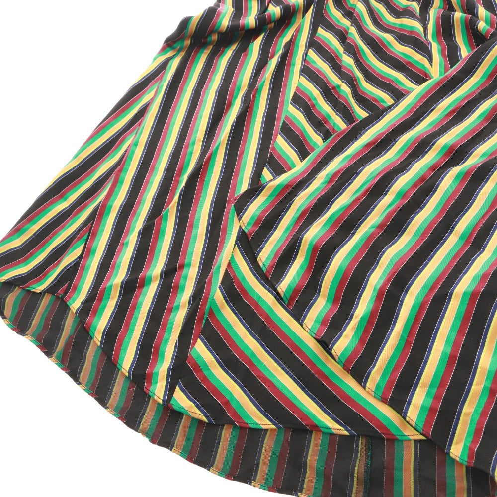 ■ 3.1 Phillip Lim Skirt Bottoms Long Multi-Stripe Women's 00 (equivalent to XXS) Black Green Yellow Red