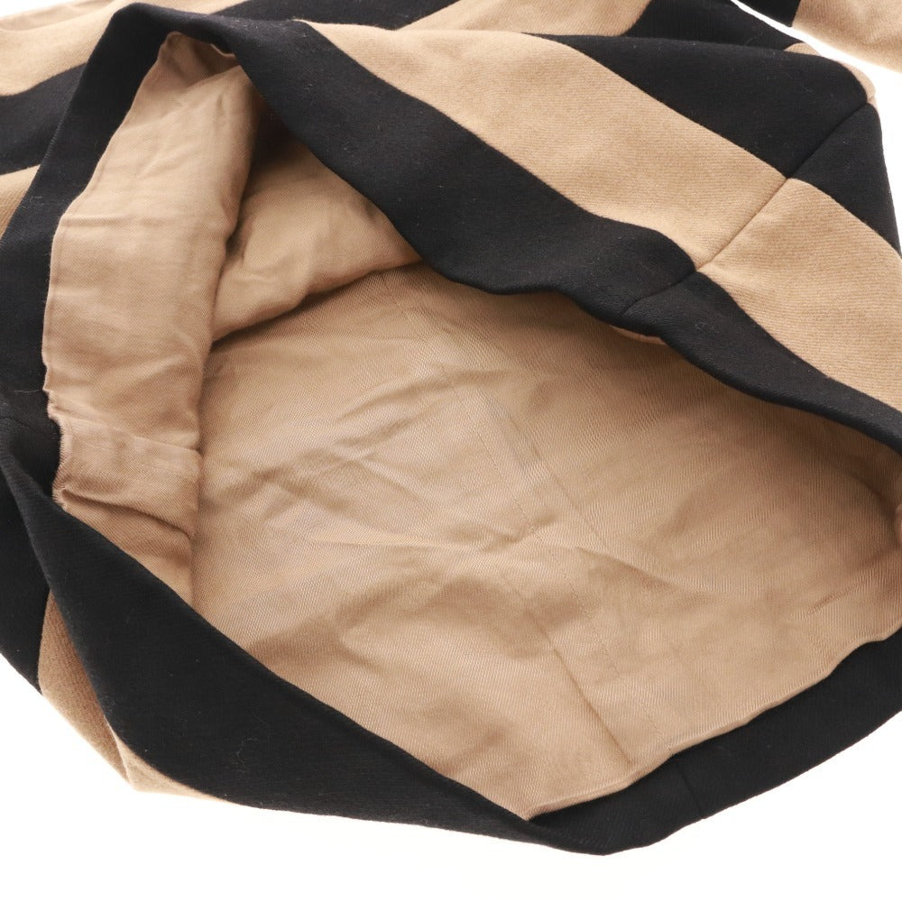 ■ ステラマッカートニー プルオーバー 長袖 トップス ボーダー レディース 38 ブラック ブラウン