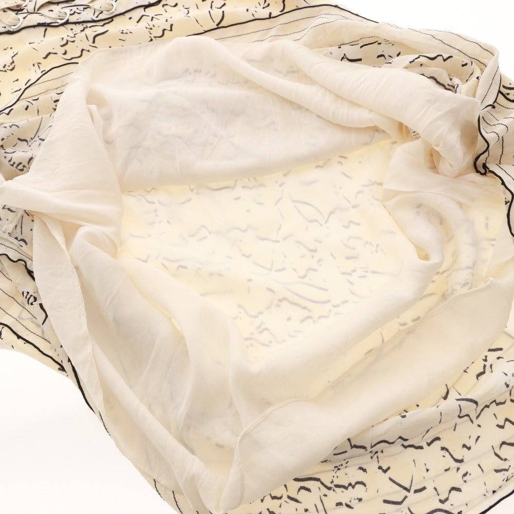 ■ Proenza Schouler Skirt Bottoms, All-Over Print, Women's, Size 2 (Small), Beige