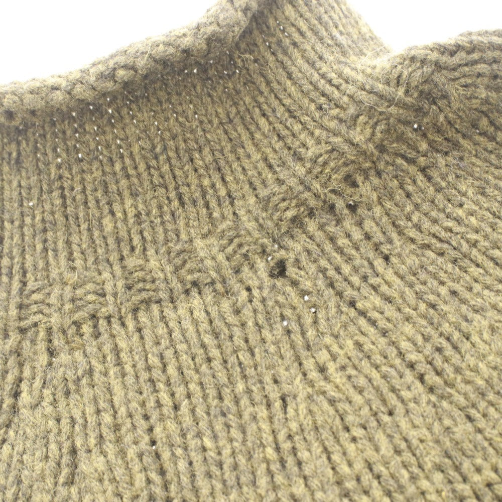 ■ Acne Studios Knit Dress, High Neck, Women's, Size S, Khaki