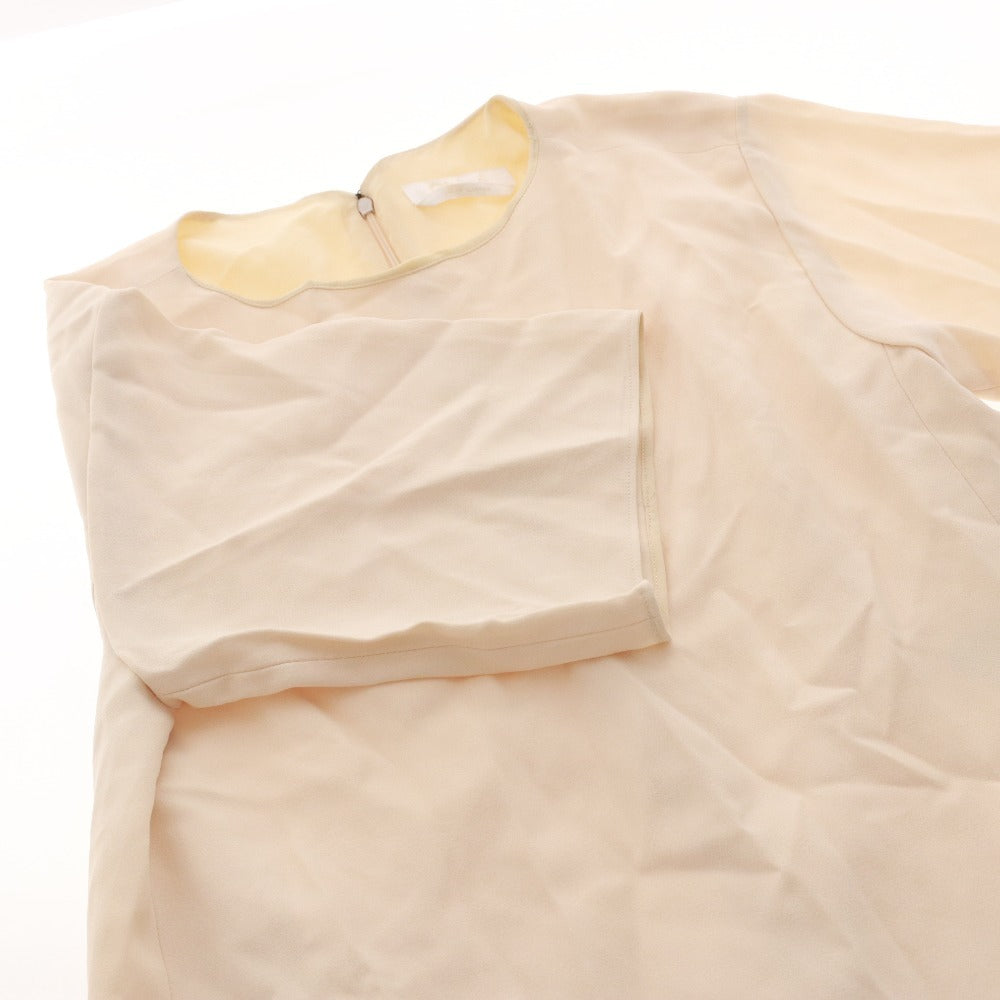 ■ Chloe short-sleeved dress, top and bottoms, women's size 34 (equivalent to S), beige