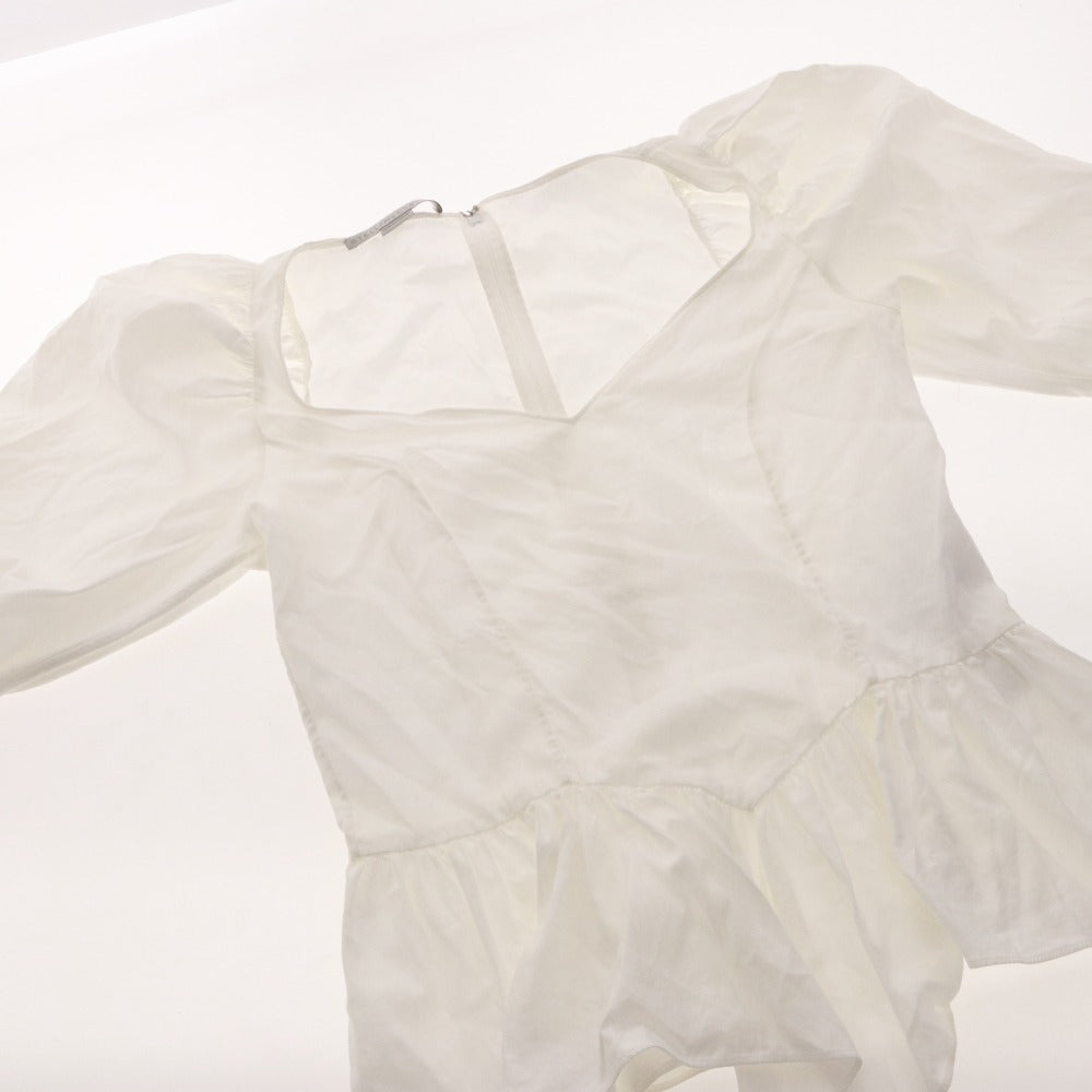 ■ Stella McCartney blouse, three-quarter sleeve top, women's, size 36 (equivalent to S), white
