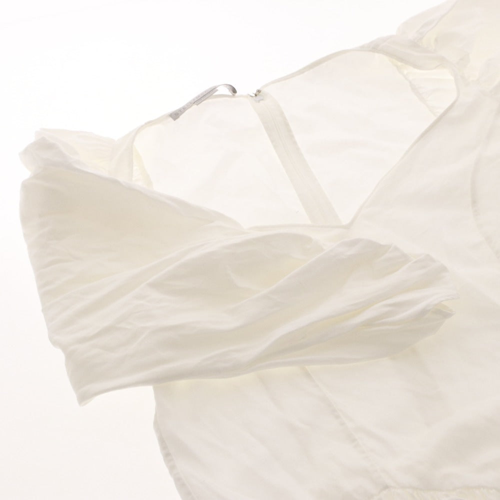 ■ Stella McCartney blouse, three-quarter sleeve top, women's, size 36 (equivalent to S), white