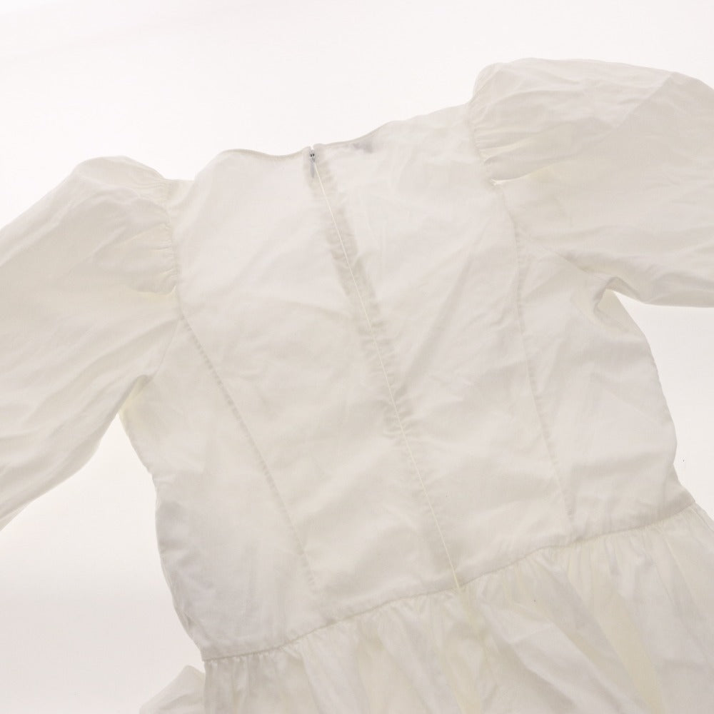 ■ Stella McCartney blouse, three-quarter sleeve top, women's, size 36 (equivalent to S), white