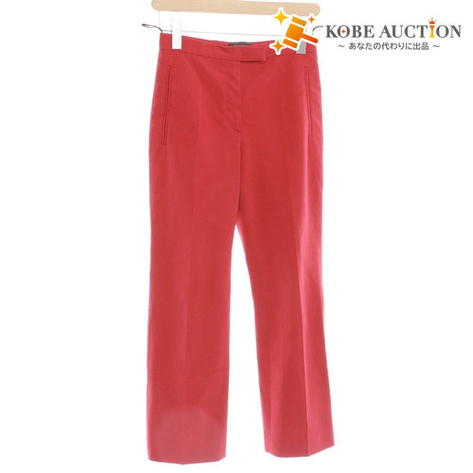 ■ プラダ パンツ ボトムス センタープレス レディース 38 （M相当） レッド