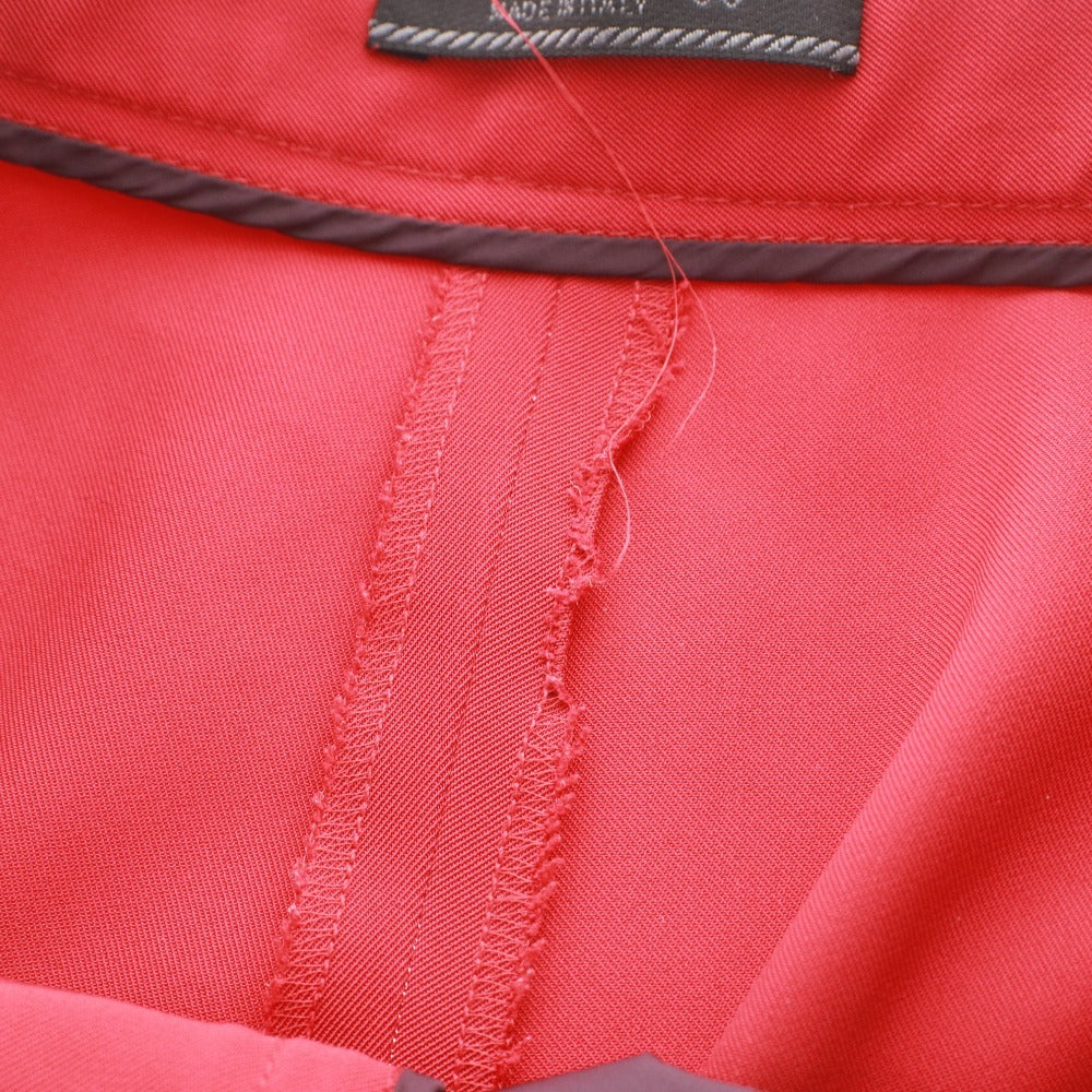 ■ プラダ パンツ ボトムス センタープレス レディース 38 （M相当） レッド