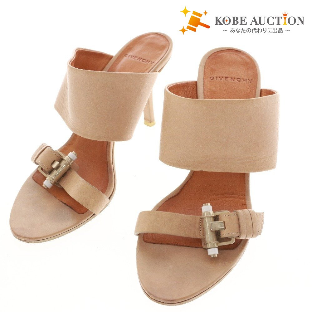 ■ ジバンシィ サンダル ミュール 靴 ハイヒール レディース 36 （23cm相当） ベージュ