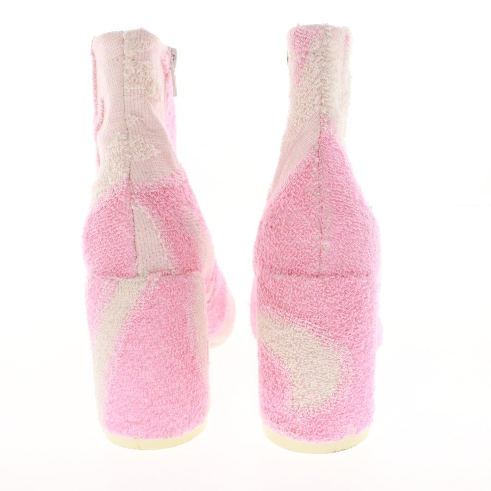 ■ エムエムシックス メゾンマルジェラ ショートブーツ 靴 レディース 36 1/2 （23.5cm相当） ピンク ホワイト