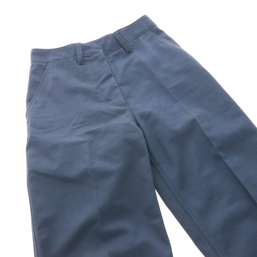 ■ アクネストゥディオズ パンツ ボトムス センタープレス 裾折り返し レディース 32 （XS相当） ネイビー