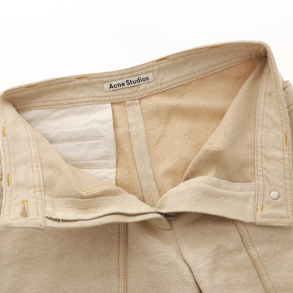 ■ Acne Studios デニムパンツ ボトムス ジーンズ レディース 32 （M相当） アイボリー