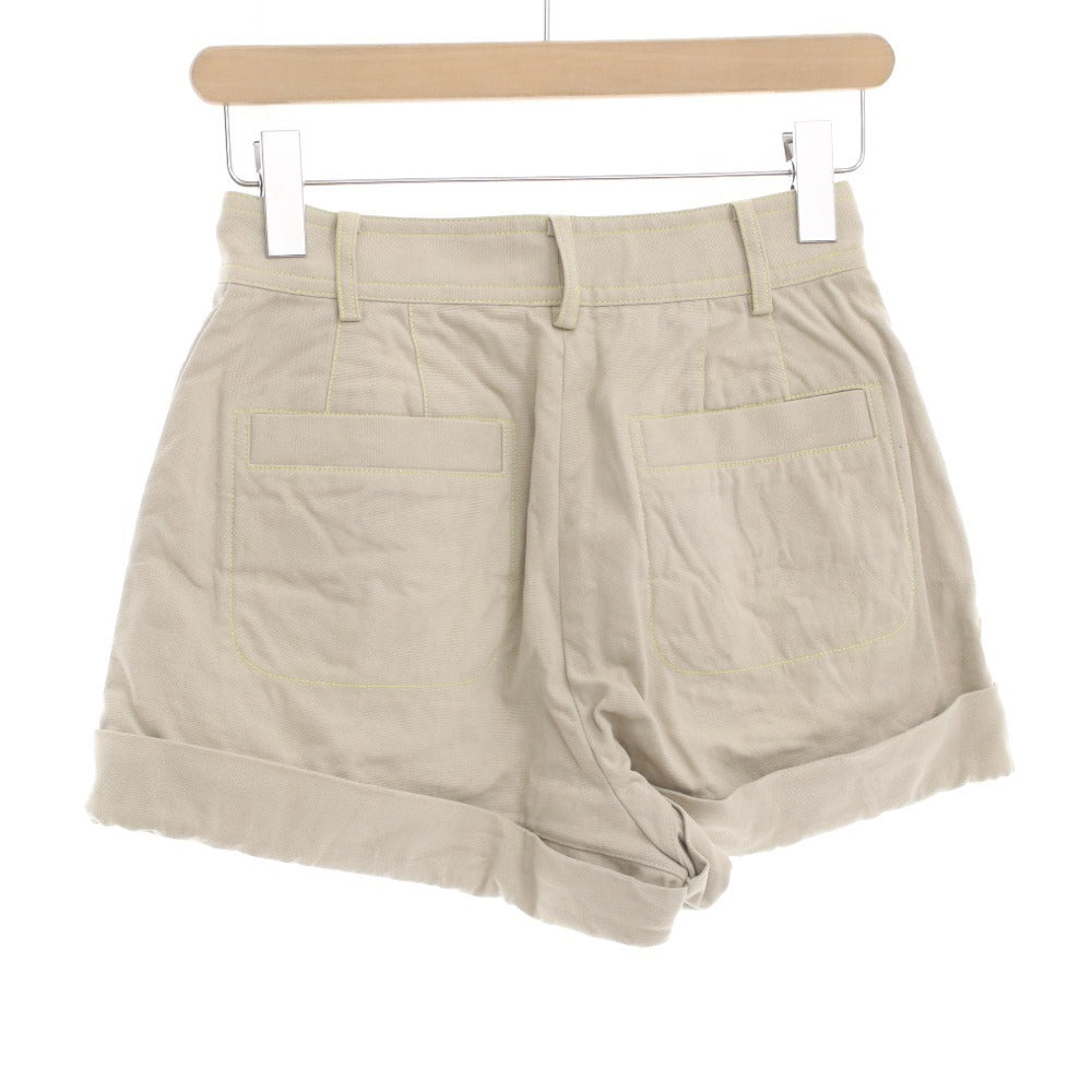 ■ ALEXANDER WANG ショートパンツ ミニ ボトムス レディース 0 (XS相当) アイボリー