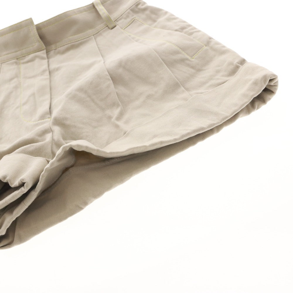 ■ ALEXANDER WANG ショートパンツ ミニ ボトムス レディース 0 (XS相当) アイボリー