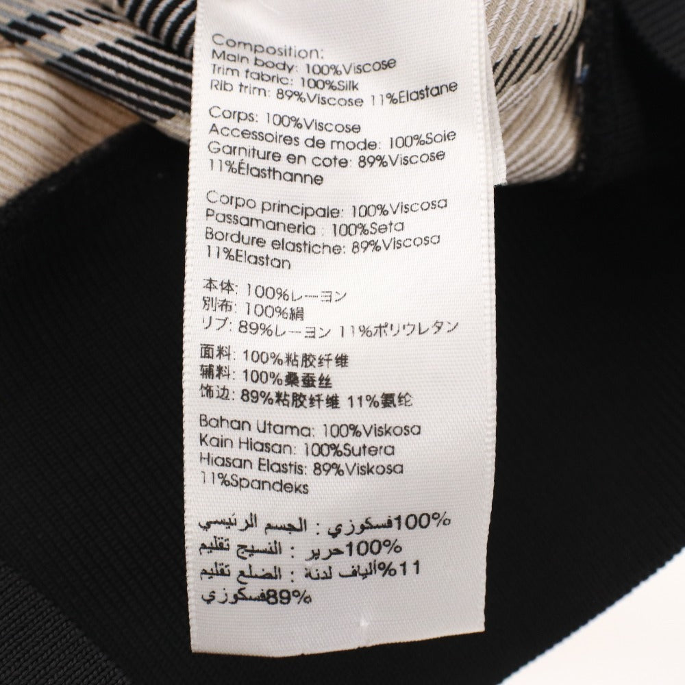 ■ 3.1 Phillip Lim 長袖シャツ トップス チェック柄 リボン装飾 後ろファスナー レディース 2 (S相当) ブラック ベージュ系