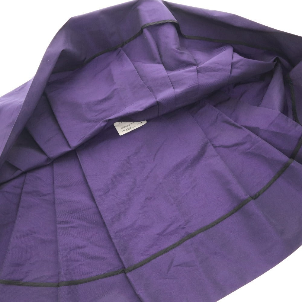 ■ miu miu ミュウミュウ プリーツスカート ボトムス ミニ ショート 無地 イタリア製 レディース 36 (M相当) パープル