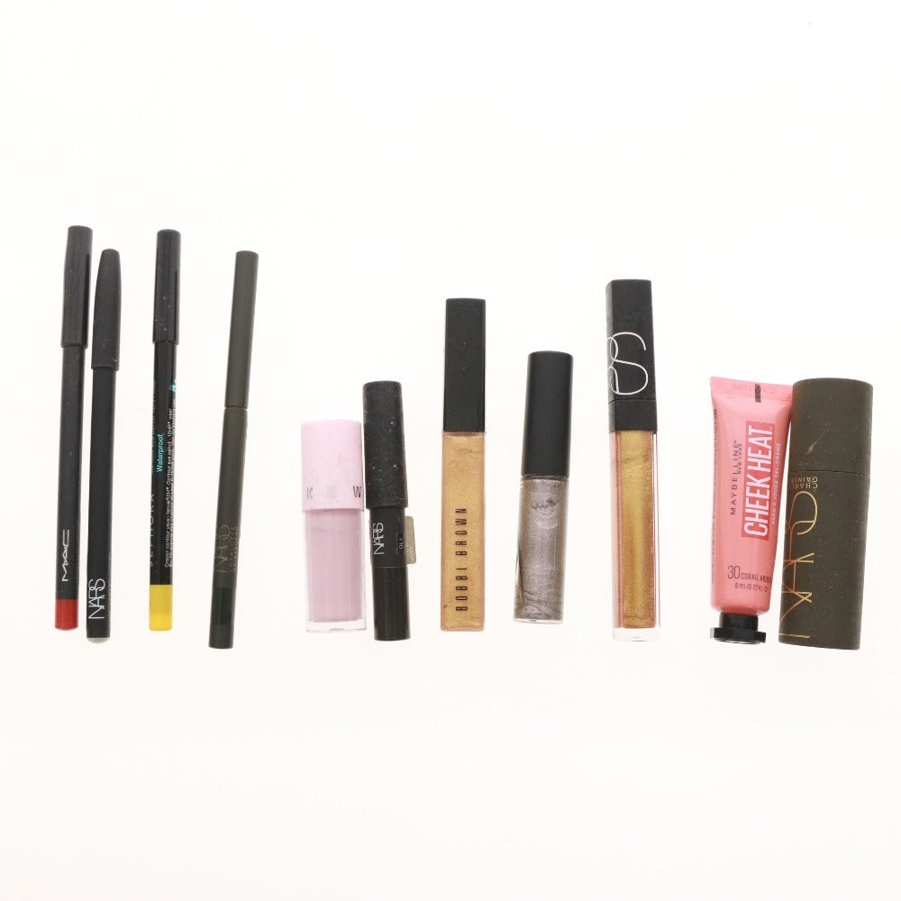 ■ 化粧品 コスメ 大量セット まとめ売り CHANEL/YSL/M・A・C/KATE/TOM FORD/NARS 等 口紅 アイシャドー ペンシル 等 総重量 約1.4kg