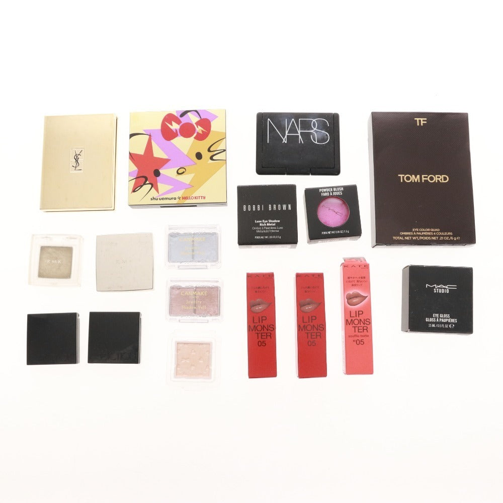 ■ 化粧品 コスメ 大量セット まとめ売り CHANEL/YSL/M・A・C/KATE/TOM FORD/NARS 等 口紅 アイシャドー ペンシル 等 総重量 約1.4kg