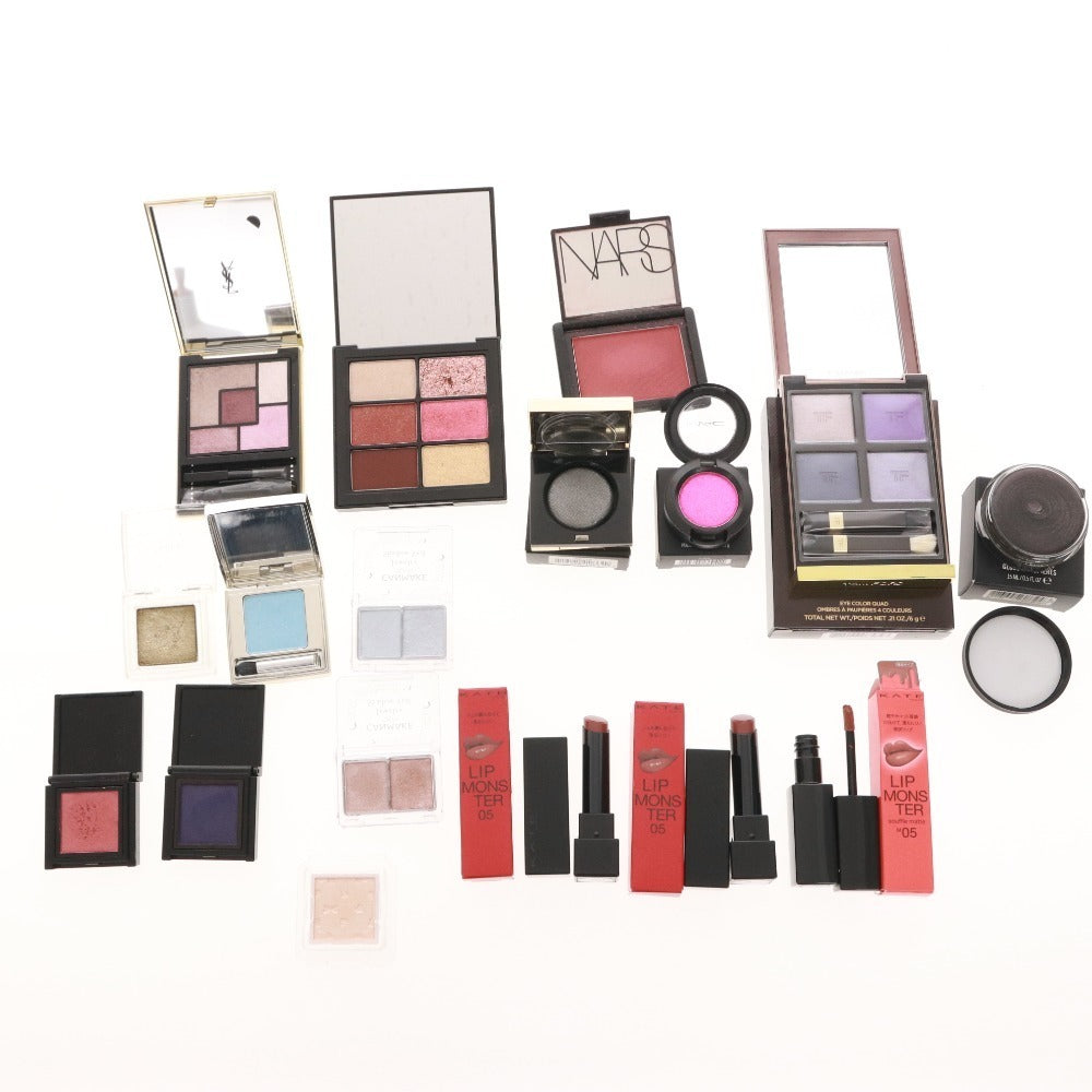 ■ 化粧品 コスメ 大量セット まとめ売り CHANEL/YSL/M・A・C/KATE/TOM FORD/NARS 等 口紅 アイシャドー ペンシル 等 総重量 約1.4kg