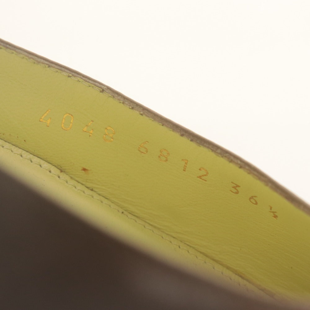 ■ Sergio Rossi セルジオロッシ パンプス 靴 ポインテッドトゥ アンクルストラップ レディース 36 1/2 (23.5cm相当) ベージュ