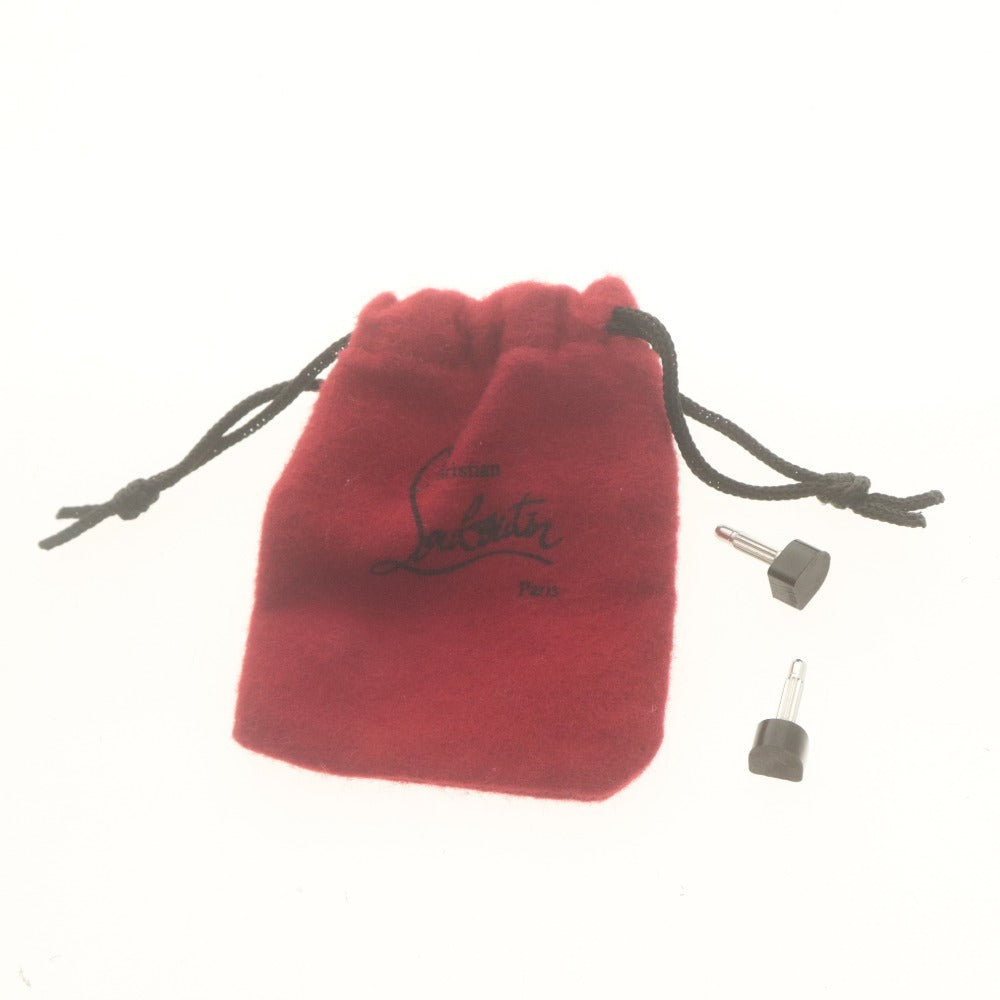 ■ Christian Louboutin クリスチャンルブタン ブーツ 靴 フリンジ スエード レディース 37 (24.0cm相当) ブラック 付属品付き