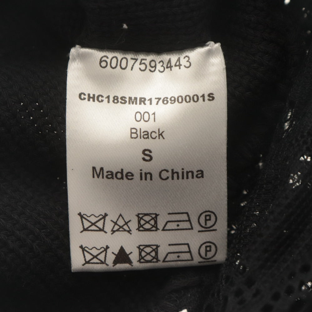 ■ Chloe クロエ セーター チュニック 七分袖 トップス ニット クロシェ レディース S ブラック