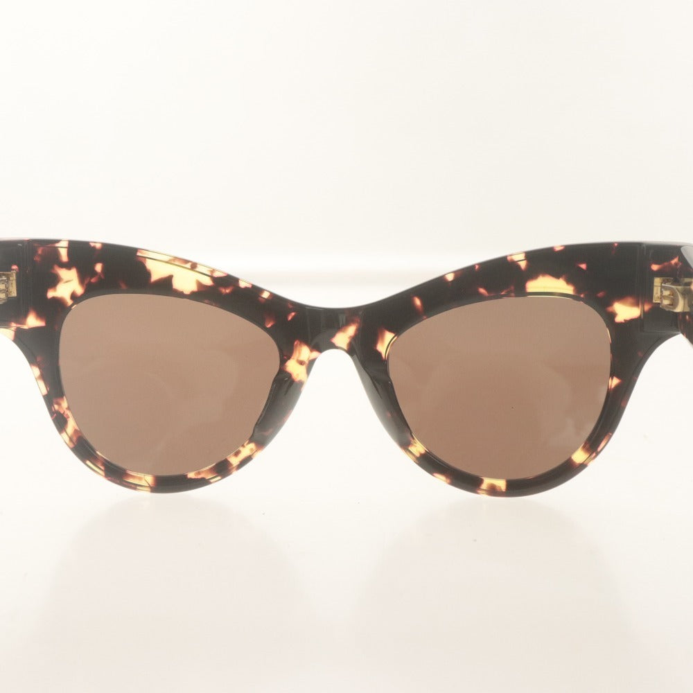 ■ BOTTEGA VENETA ボッテガヴェネタ サングラス BV1004S 47□22 145 アイウェア 眼鏡 キャットアイ べっ甲 度なし レディース ブラウン系