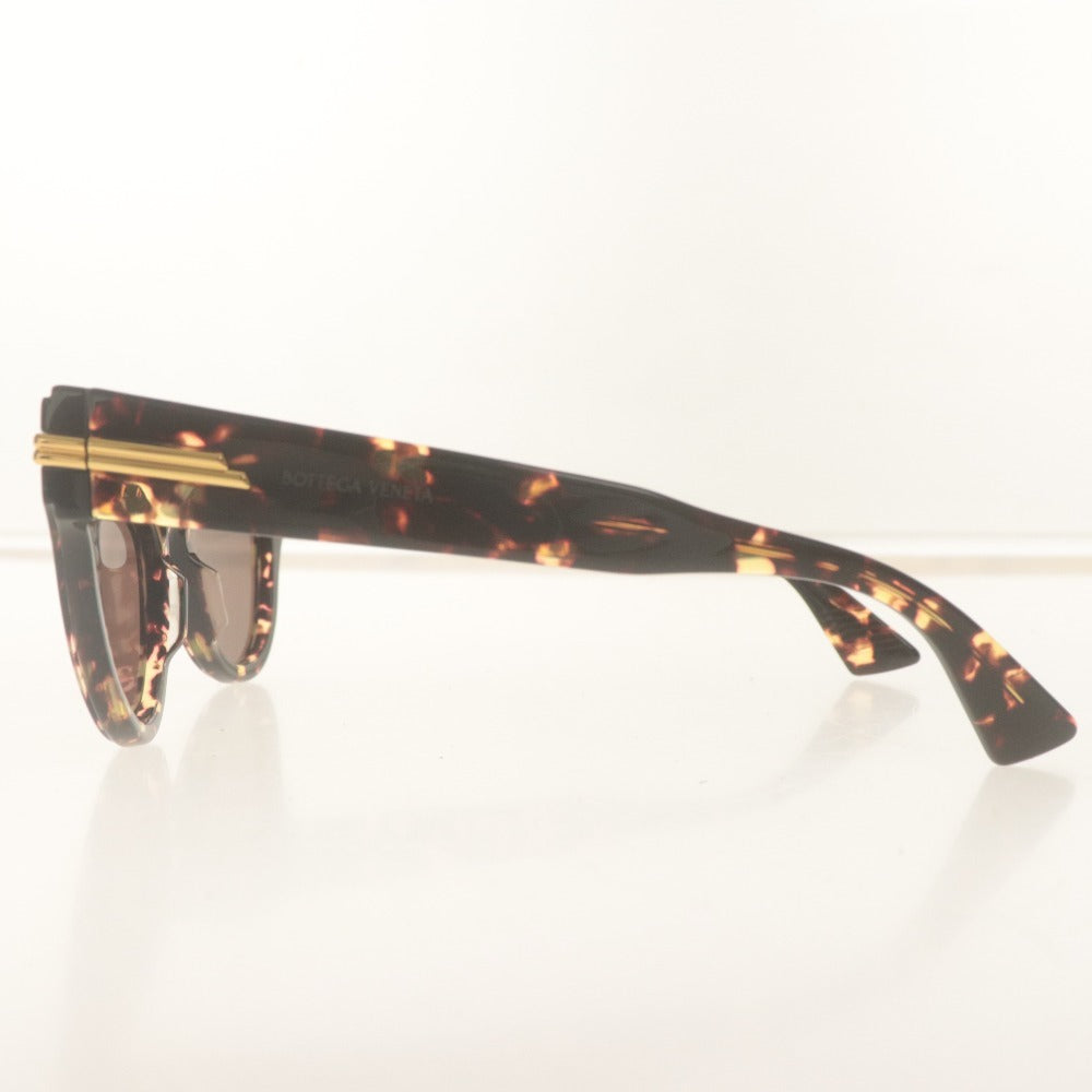 ■ BOTTEGA VENETA ボッテガヴェネタ サングラス BV1004S 47□22 145 アイウェア 眼鏡 キャットアイ べっ甲 度なし レディース ブラウン系