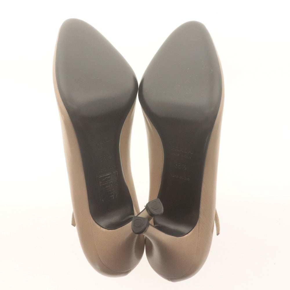 ■ PRADA プラダ パンプス 靴 ストラップ レザー レディース 36 1/2 (23.5cm相当) ベージュ系 付属品付き
