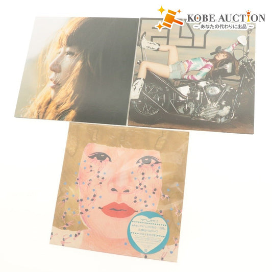 ■ YUKI CD LPサイズ 3点セット まとめ売り YUKI 好きってなんだろう…涙 となりのメトロ 初回生産限定盤 まばだき FLY 付属品付き