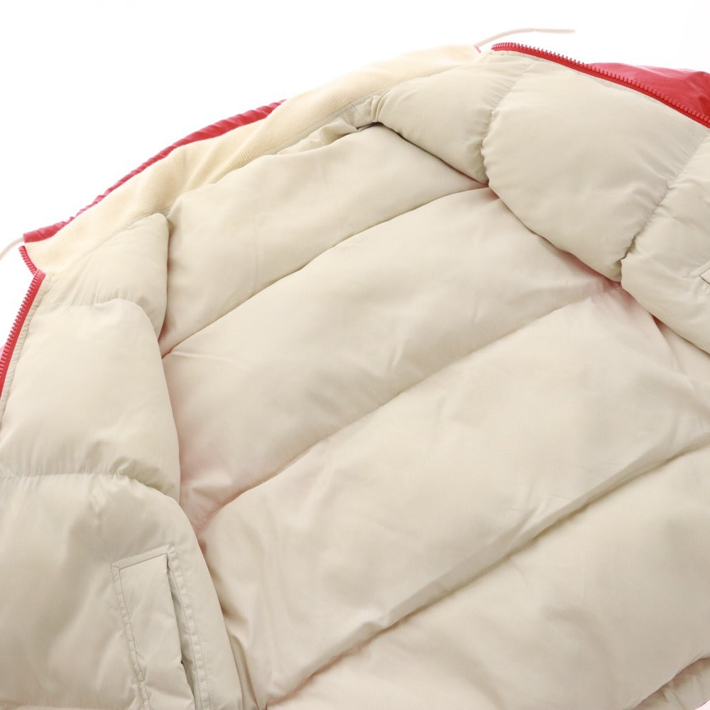 ■ ディーゼル パデッドジャケット アウター リバーシブル メンズ S レッド ホワイト