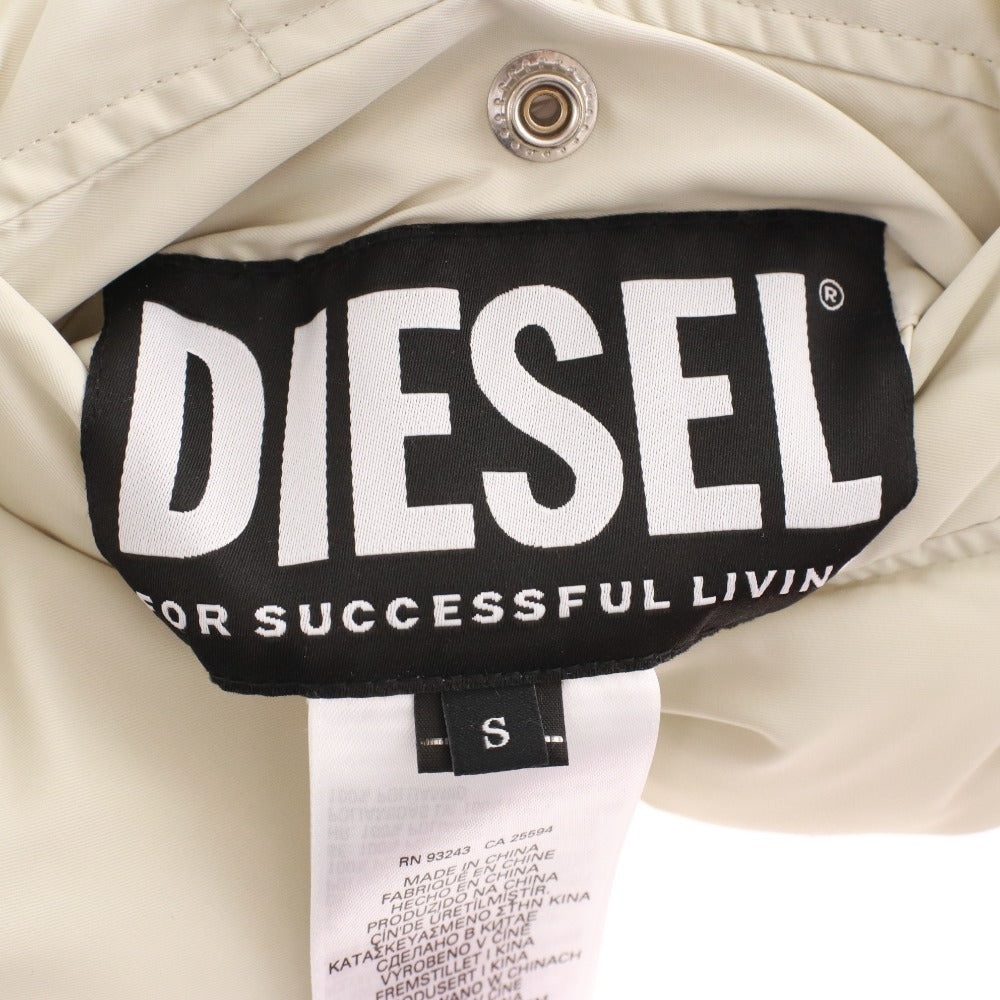 ■ ディーゼル パデッドジャケット アウター リバーシブル メンズ S レッド ホワイト