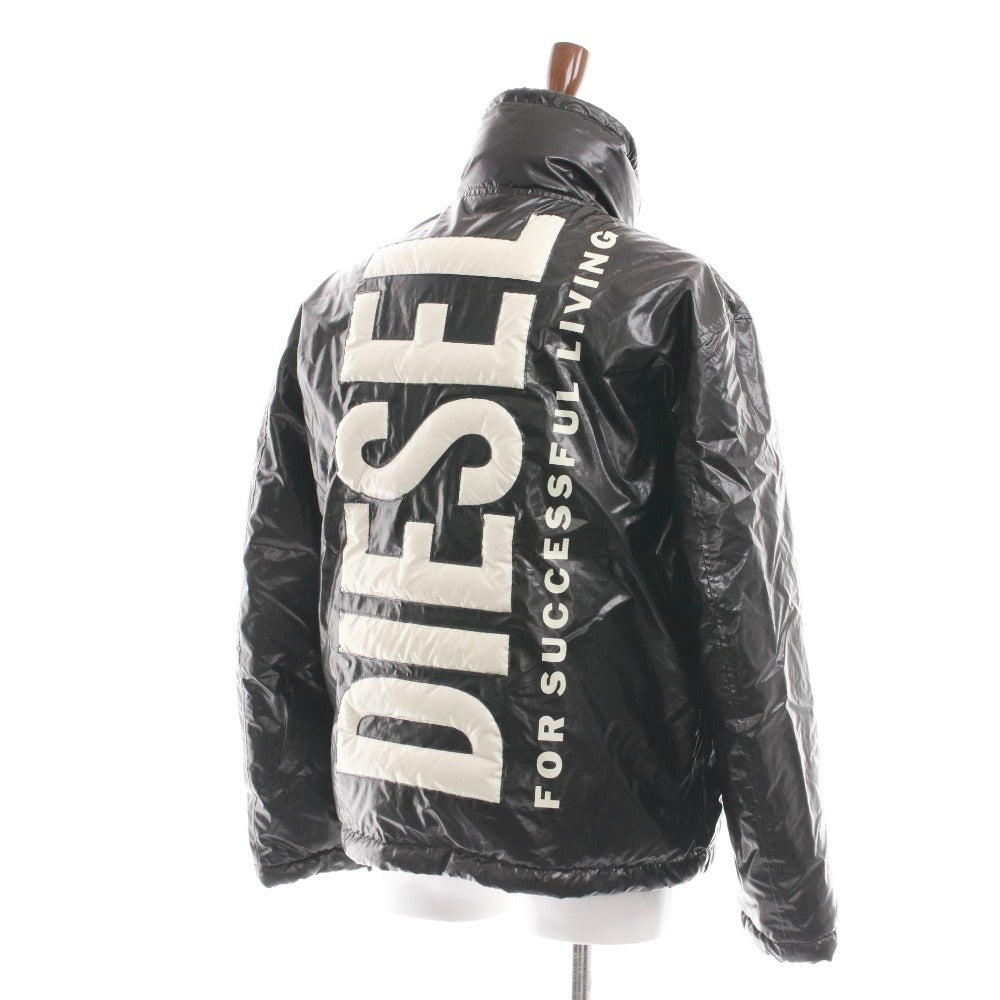 ■ ディーゼル パデッドジャケット アウター リバーシブル メンズ S ブラック ホワイト
