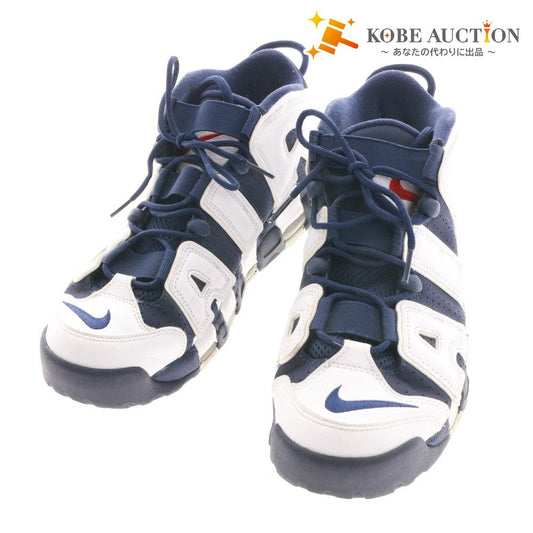 ■ ナイキ スニーカー シューズ 414962-104 靴 エアモアアップテンポ メンズ 28.0cm ネイビー ホワイト