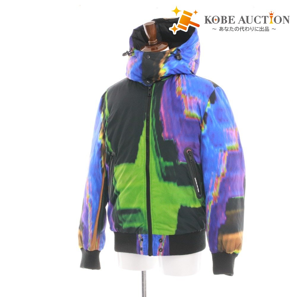 ■ ディーゼル ジャケット アウター サイケデリックオーバープリント メンズ M マルチカラー