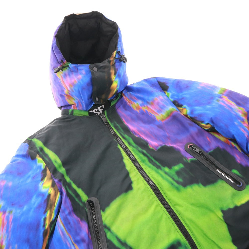 ■ ディーゼル ジャケット アウター サイケデリックオーバープリント メンズ M マルチカラー