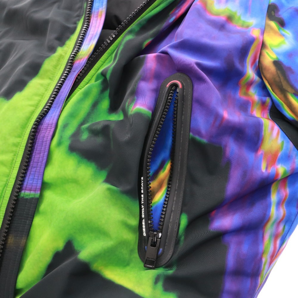 ■ ディーゼル ジャケット アウター サイケデリックオーバープリント メンズ M マルチカラー