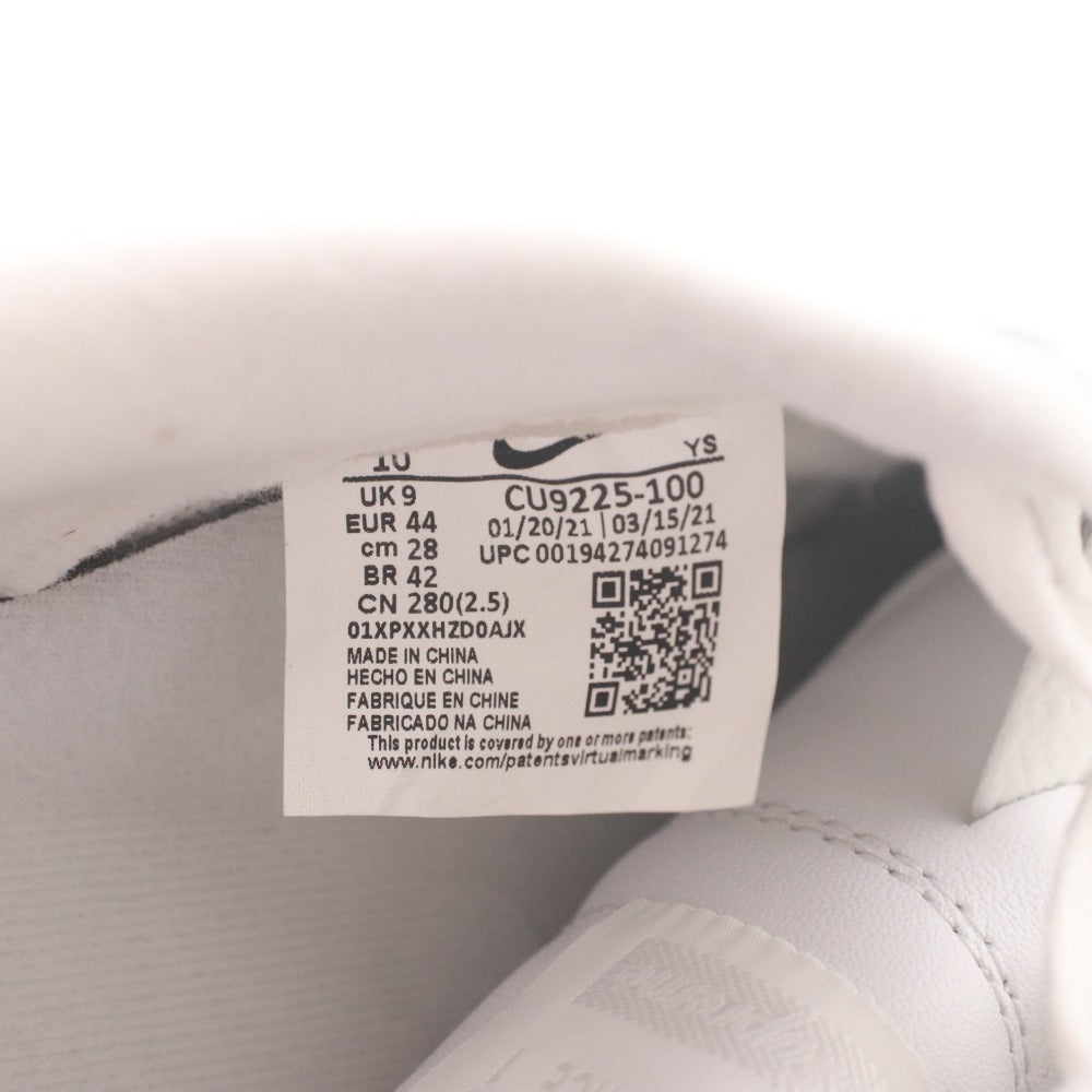 ■ ナイキ×シュプリーム NIKE×Supreme スニーカー シューズ CU9225-100 靴 AIR FORCE 1 LOW SP メンズ 28.0cm ホワイト 箱付き 未使用