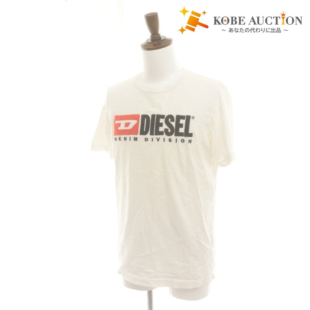 ■ DIESEL ディーゼル ロゴTシャツ 半袖 トップス DENIM DIVISION メンズ M 白